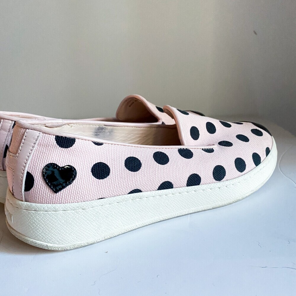 Hogan X Katie Grand Pink Polka Dot Slip on Sneakers 37 Italy - Picture 6 of 8